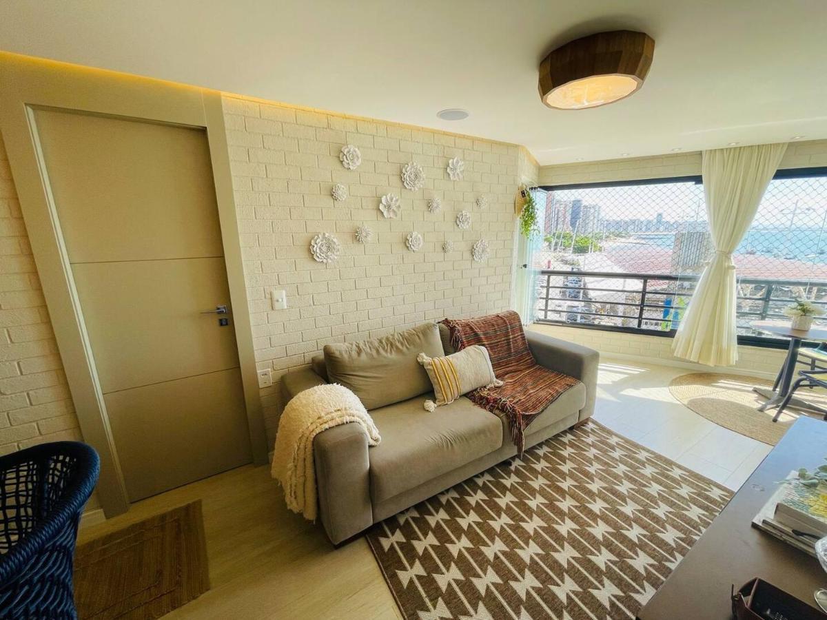 Flat Luxuoso Alto Padrao Frente Mar Com 2 Suites No Iate Plaza Форталеза Экстерьер фото