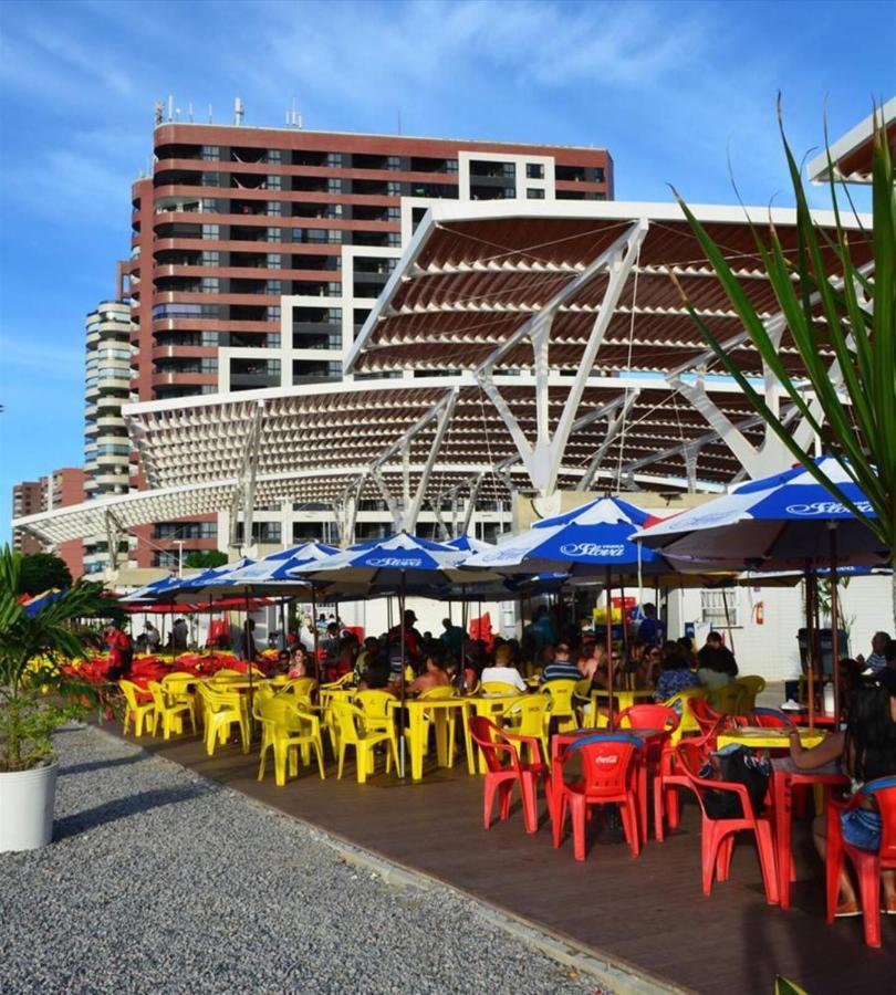 Flat Luxuoso Alto Padrao Frente Mar Com 2 Suites No Iate Plaza Форталеза Экстерьер фото