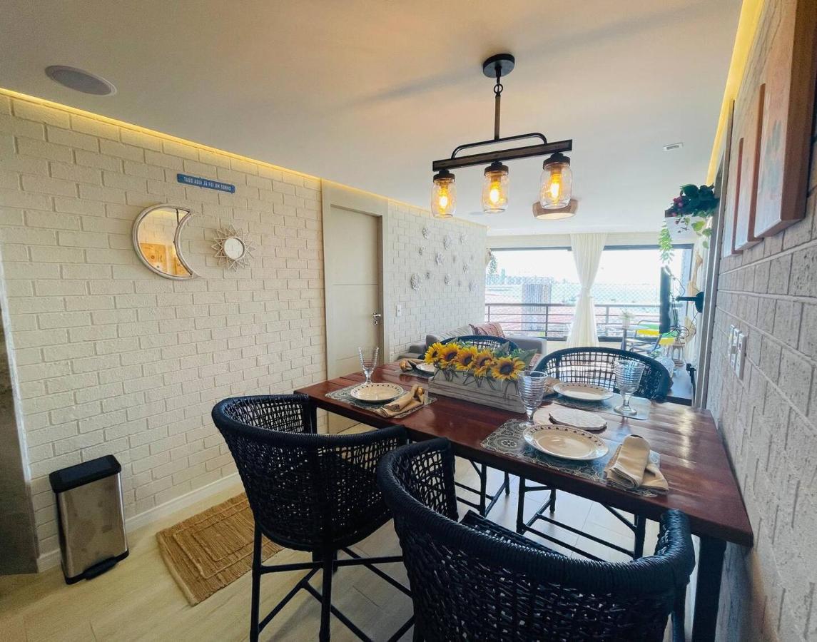 Flat Luxuoso Alto Padrao Frente Mar Com 2 Suites No Iate Plaza Форталеза Экстерьер фото