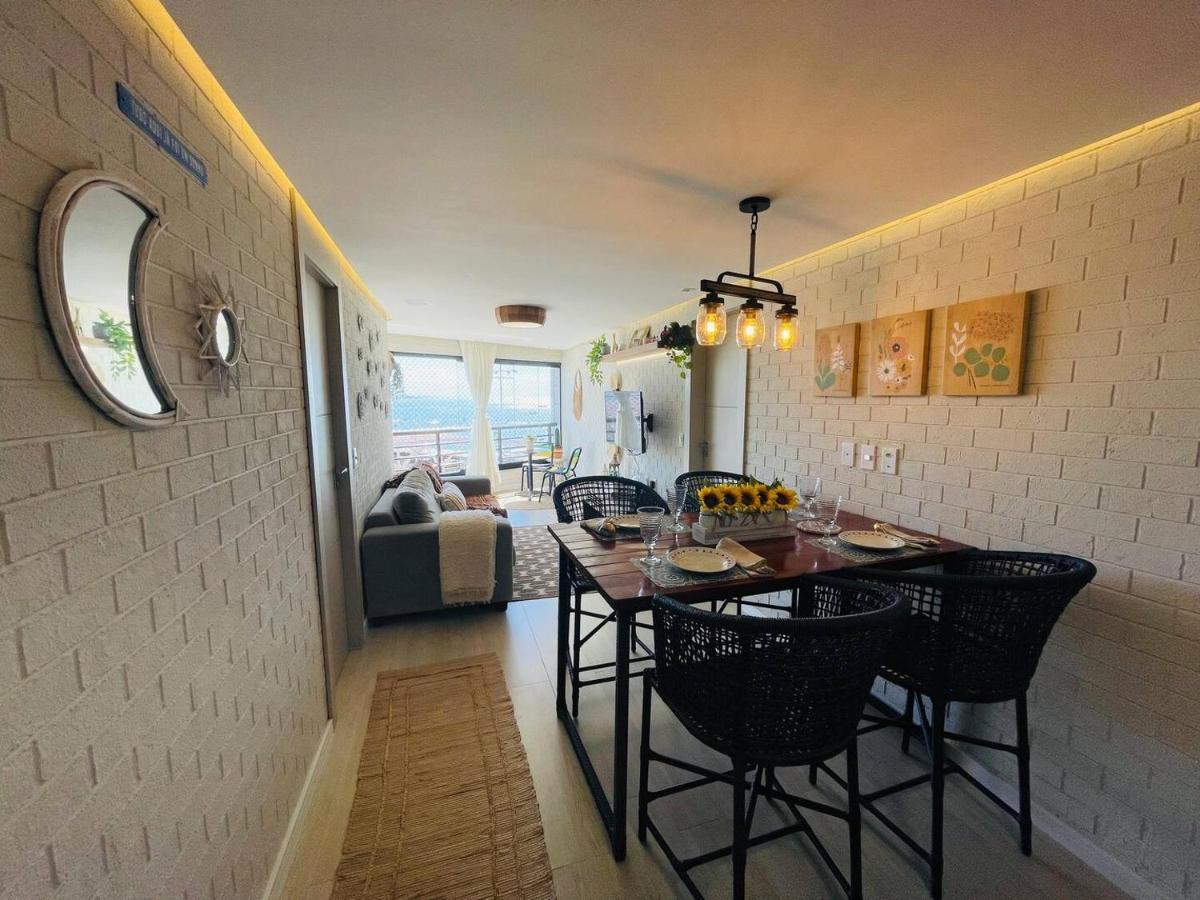 Flat Luxuoso Alto Padrao Frente Mar Com 2 Suites No Iate Plaza Форталеза Экстерьер фото