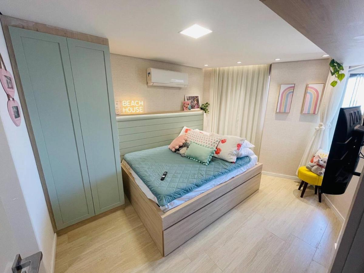 Flat Luxuoso Alto Padrao Frente Mar Com 2 Suites No Iate Plaza Форталеза Экстерьер фото